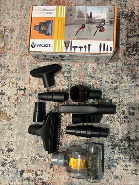 Vacext Vacuum Attachment Set - Black with Yellow Accent